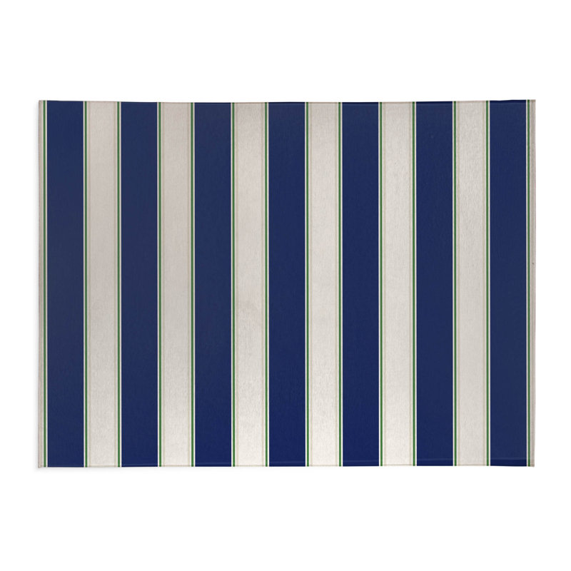 Tapis d'intérieur antidérapant à rayures Jonsson, Rectangle 4pi x 6 pi