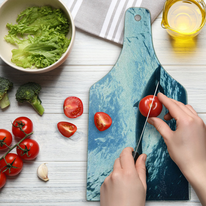 Planche à découper en verre trempé Ambesonne