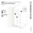 Gaia 40 in. x 78 in. Frameless Fluted Single Fixed Shower Panel-102975708