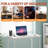 Computer Desk 32 Inch Adjustable Screw Feet Writing Table Wooden Modern Office Desk Simple Study Table with Robust Metal Frame for Office Home Study Writing-1335664620