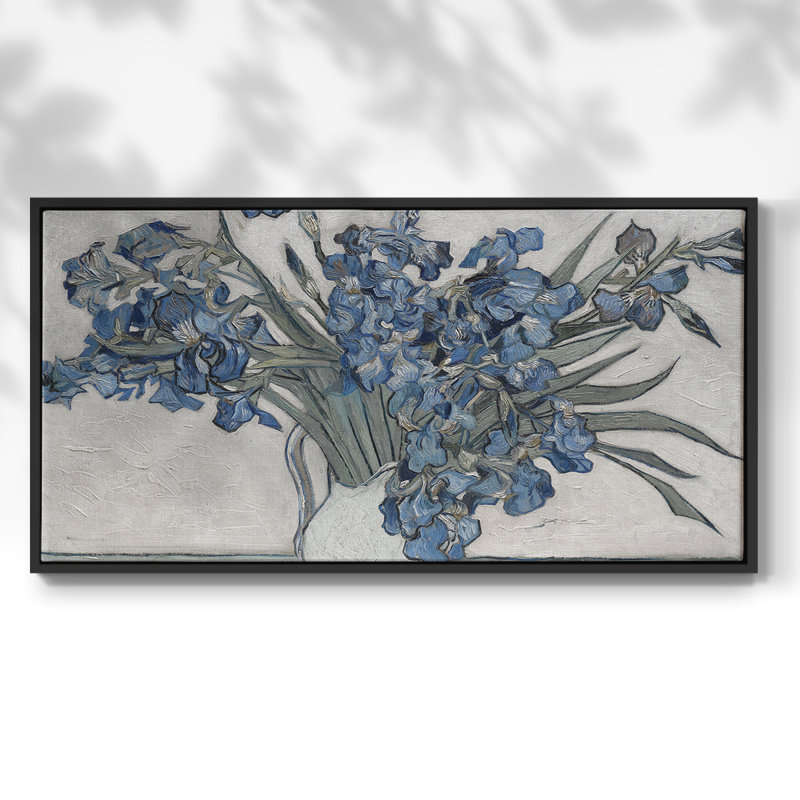 Série paysage - CM XXV - Toile tendue avec châssis encadré - Prêt à être accroché, H 17 po x l 33 po, Noir