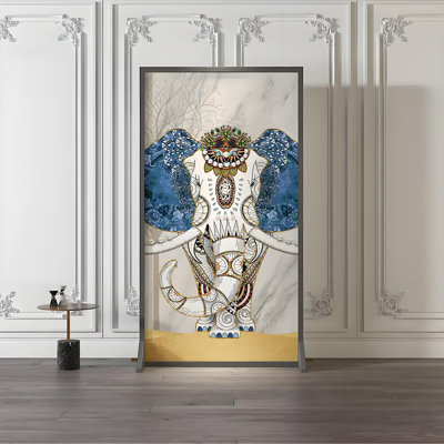 Écran d'éléphant thaïlandais