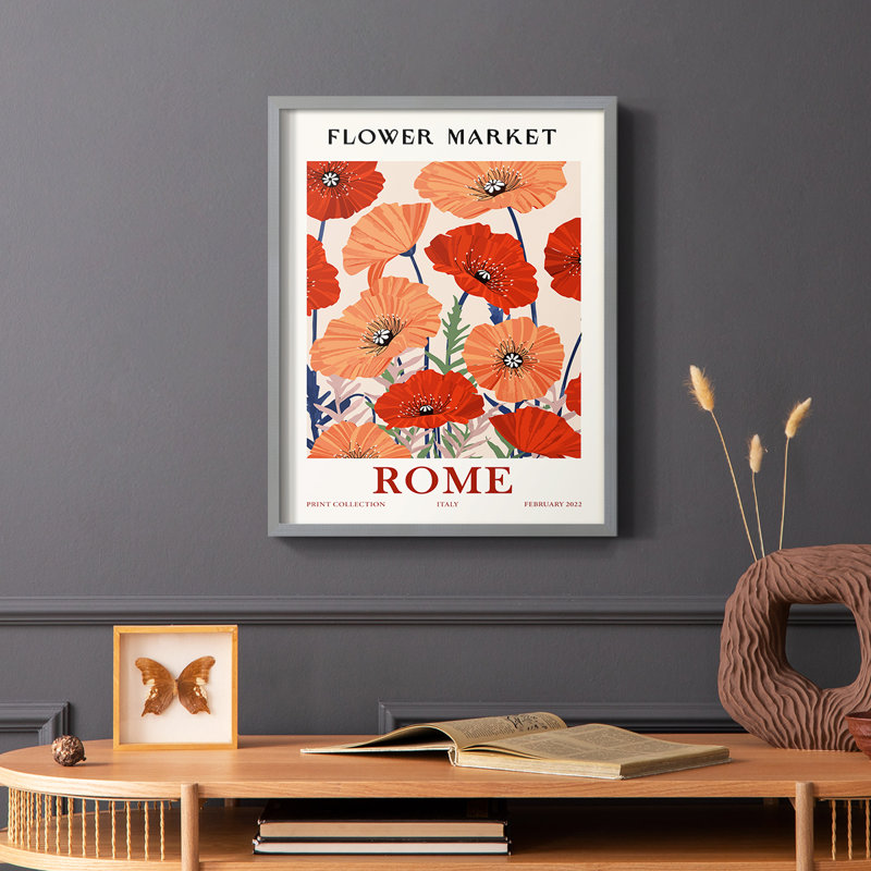Matisse XXII, reproduction encadrée - bois massif, Gris, H 28 po x l 22 po
