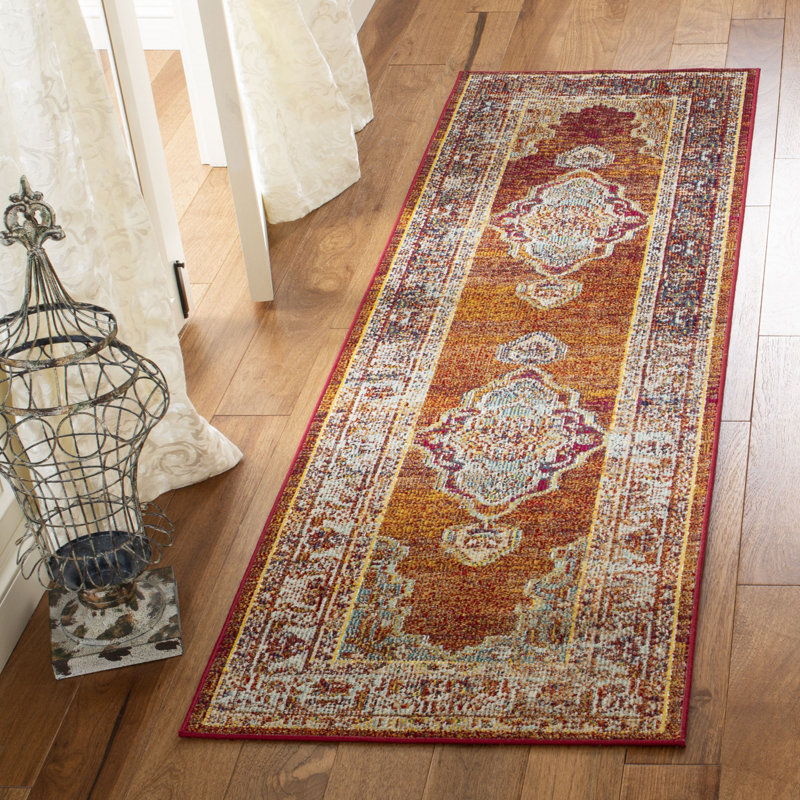 Grand Blanc Oriental Area Rug, Runner 66 x 213 cm