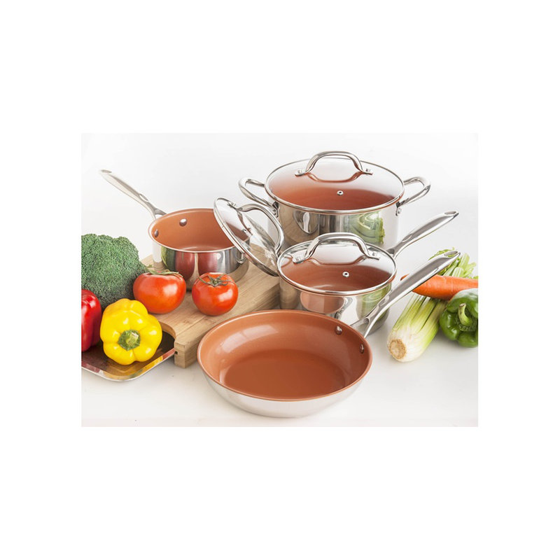 7 - Piece Non-Stick Ceramic Cookware Set