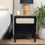 Table de chevet en bois massif 2 tiroirs Kay-98586986