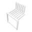 Chaise pliante murale en bois massif 12,6 x 10,2 po