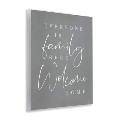 Tout le monde est une plaque murale ici, design par Lux + Me Designs