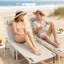 Chaise longue pliante pour patio