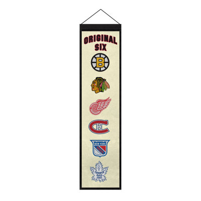 Décoration murale NHL Original 6 Heritage | 8 x 32