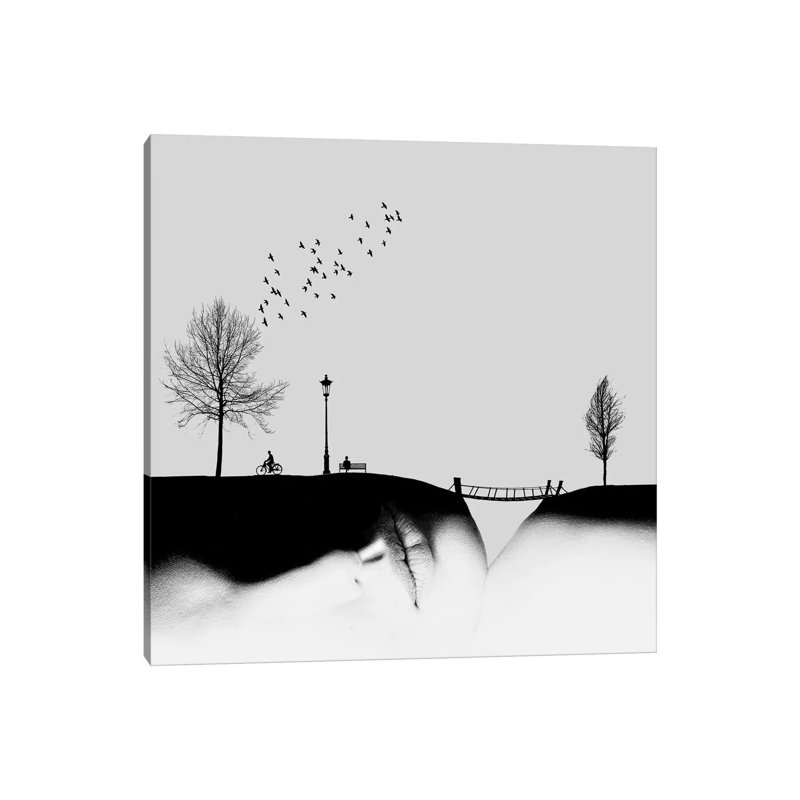 Untitled - Wrapped Canvas Painting, 66.04 cm H x 66.04 cm W x 3.175 cm D