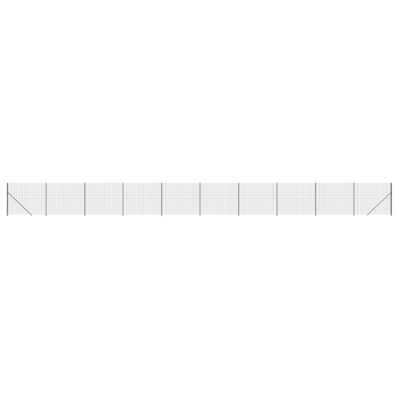 Baryal Metal Wire/Mesh Fence, Green, 180cm H x 2500cm W x 10cm D, 13