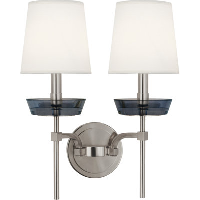 Srkashlteni Modern Wall Sconce With Smoked Crystal Accents - Elegant Candelabra Style Lighting Fixture For Home Decor