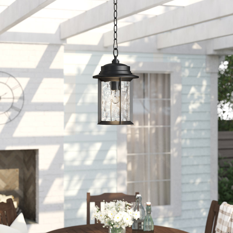 Lanterne suspendue d'extérieur 1 lumière H 15,75 po Aichinger