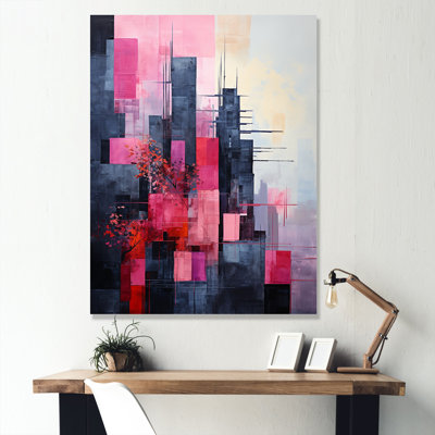" Fuchsia Facades Skyscraper Horizon II "