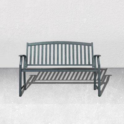 Heinzwerner Metal Bench by Winston Porter