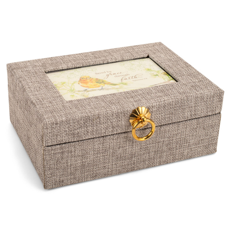 Linen Music Box Saved By Grace Gray
