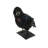 8" Halloween Raven, Black Tabletop Crow
