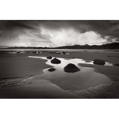 Clearing Storm On Washington Coast VI by Alan Majchrowicz - Wrapped Canvas Print