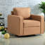 Fauteuils d'appoint avec rangement, fauteuil club pivotant en polyester pour maison moderne