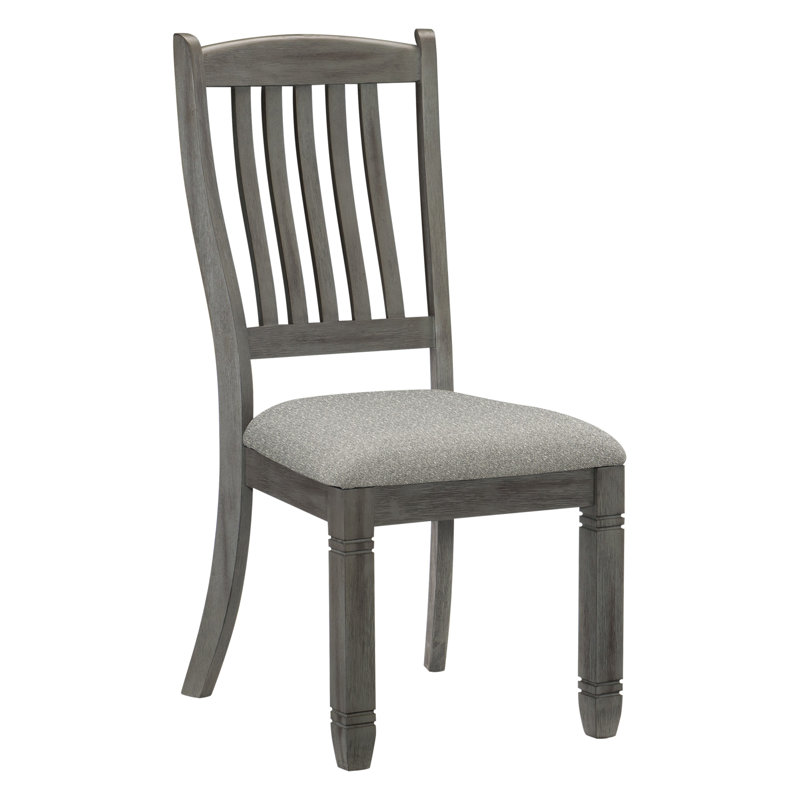 Revêtement de salle à manger décontracté à hauteur de 2 pièces avec cadre en bois gris antique