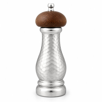 Hammered Aluminium Salt Mill