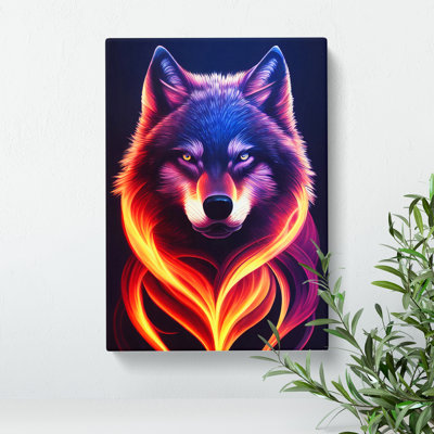 Wolf Flames - Wall Art