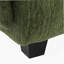 Canapé moderne en chenille 3 places avec accoudoirs courbés pour des espaces de vie compacts et élégants, vert-1739785790