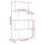 Sekai 70cm W Bookcase-290803712-290803719