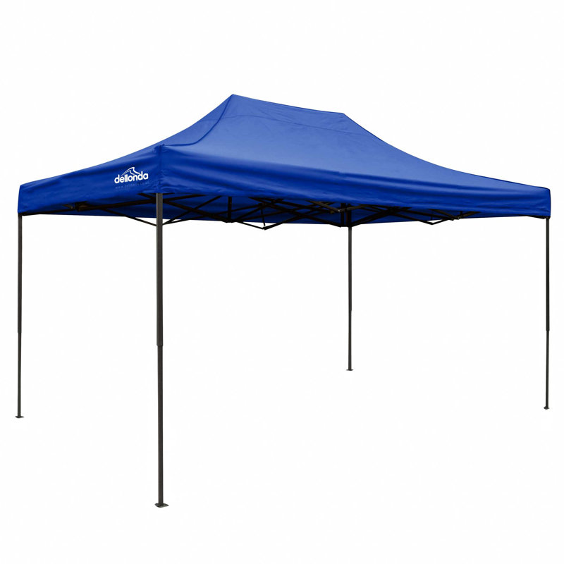 Premium 3m x 4.5m Steel Pop-Up Gazebo, Blue