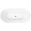 CEDROS x 75mm Freestanding Acrylic Bathtub