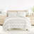 Duvet Cover Set Patterned Microfiber Ultra Soft Bedding in Alps Chevron-105813983