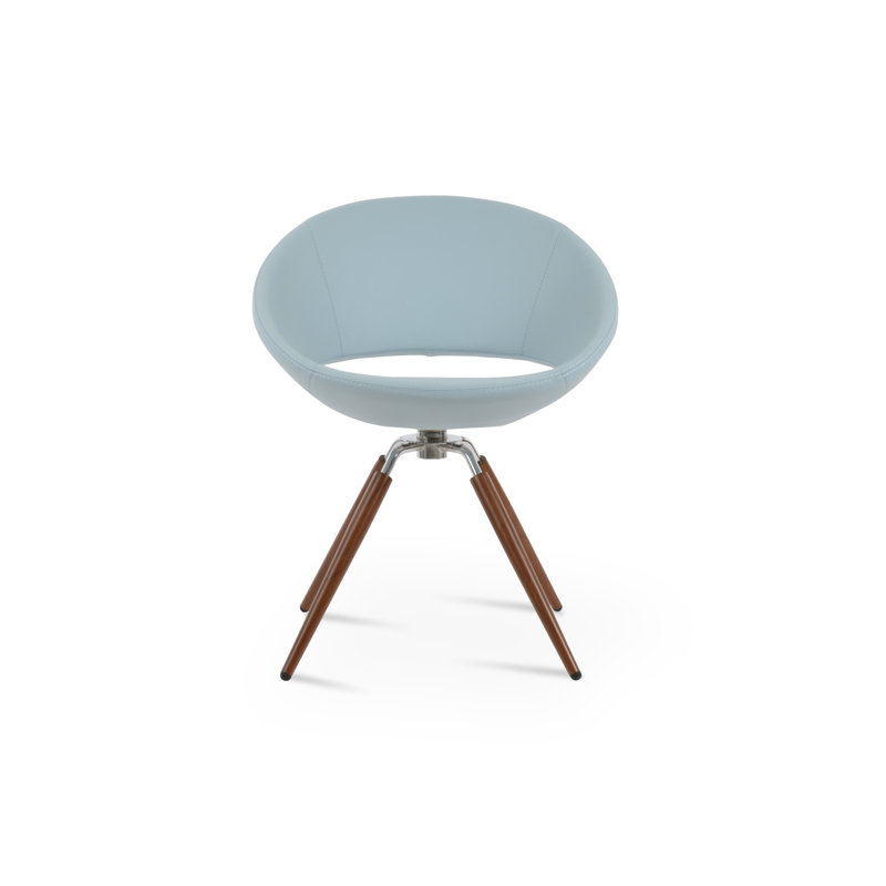 15'' H Upholstered Metal Side Chair