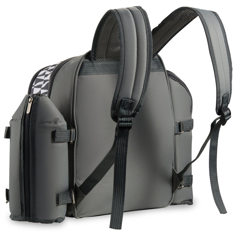 Grey 4 Person Picnic Backpack