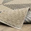 Tapis beige / bleu marine Edner-661619338