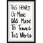 Reproduction d’art textuel sur papier, « Travel This World III VY Marmont Hill »-1741645469