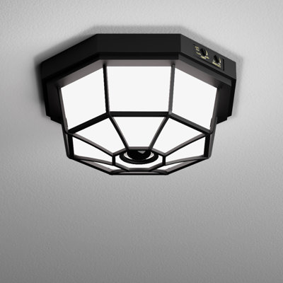 2-Light 10.6 Inch Flush Mount Ceiling Light Recessed Installation for Kitchen/Bedroom/Entryway 1-Piece Nordic Style (Bulb Sold Separately)