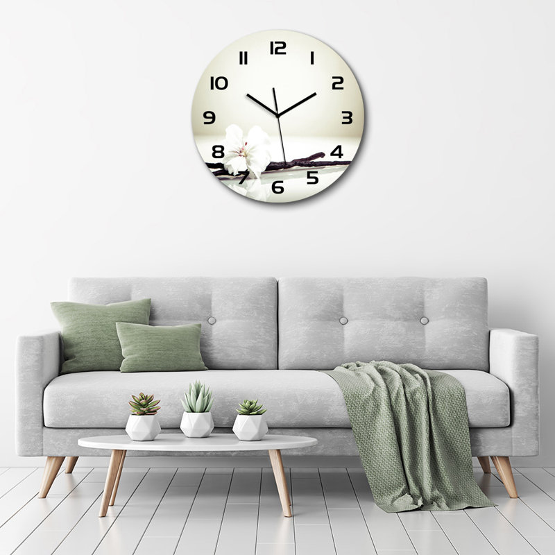 Jonnelle Glass Wall Clock