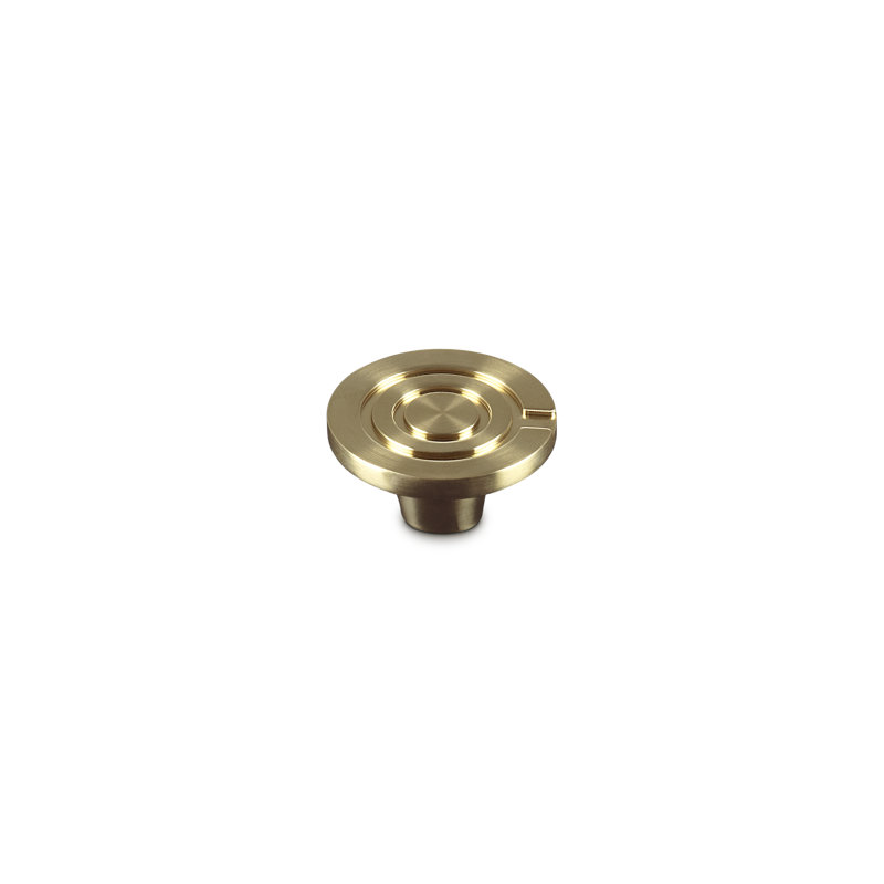 Le Creuset Signature Crucible Knob, Medium, Gold,  1.1" H x 2.2" W x 2.2" D