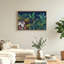 Ensemble de 1 tableau sur toile à motif de feuilles tropicales-129270636-129270635