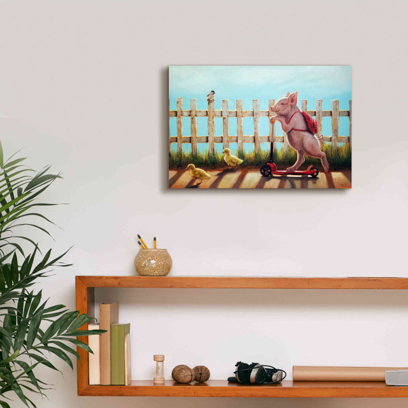 «Summer Stroll» par Lucia Heffernan, H 12 po x l 18 po x P 0,75 po