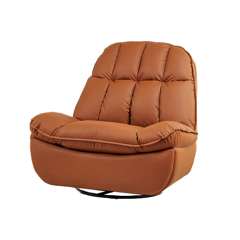 Fauteuil inclinable en similicuir Surianna, Brun