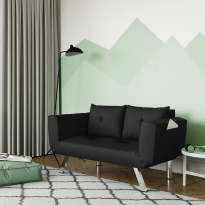 Causeuse de réception en tissu 72,8 po Moneek