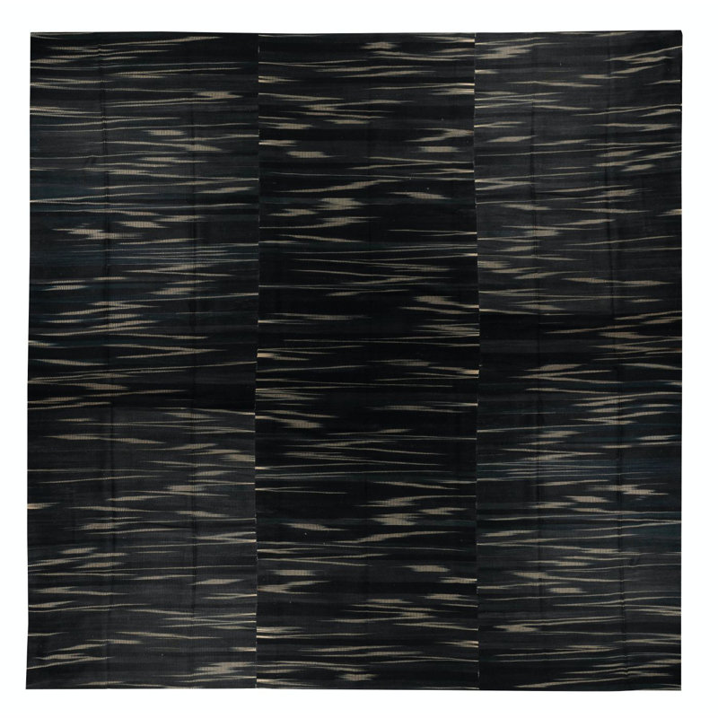 Tapis turc moderne à double face de 14,5 x 16 pi, options personnalisées disponibles