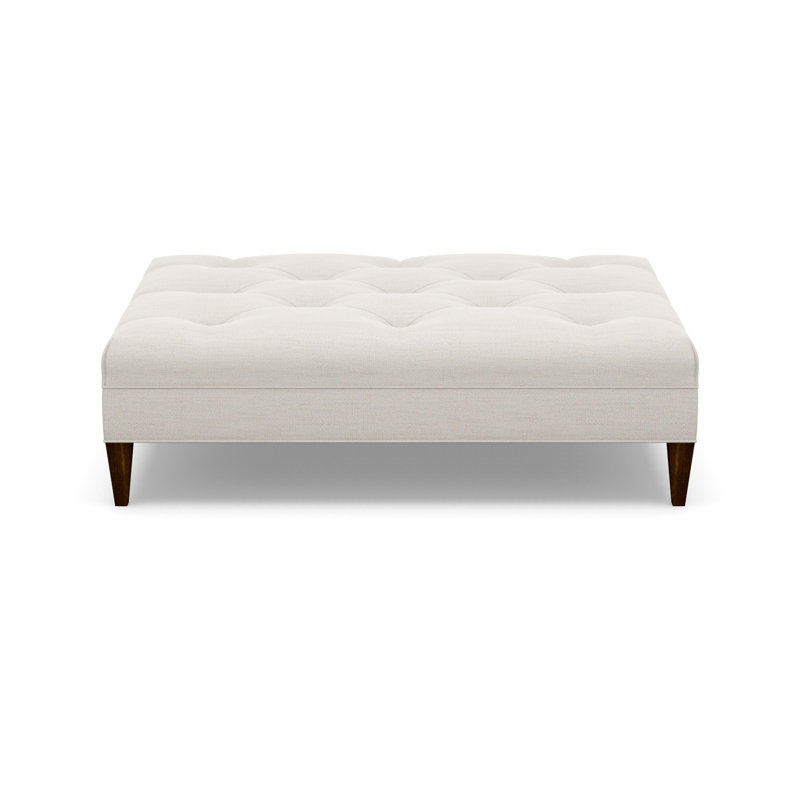 Tufted Ottoman, 3906-99, Walnut