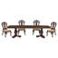 Magnifique table de salle à manger rectangulaire de conception traditionnelle 1pc