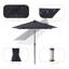 Parasol de marché carré 78 po Rukhsaar-1101683514