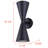 1 Light Outdoor Lantern, Black Finish