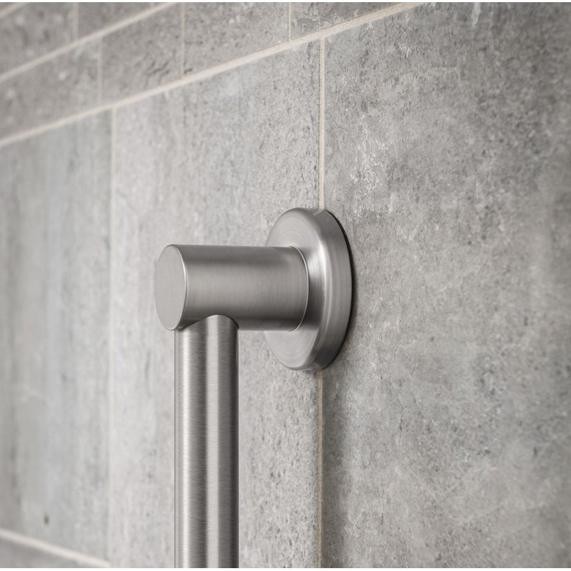 Align Grab Bar, 1.25" H x 42" W x 1.25" D, Brushed Nickel