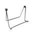 Chevalet métallique pour plateau de table avec base large, 5 5/8 x 4 1/2, noir